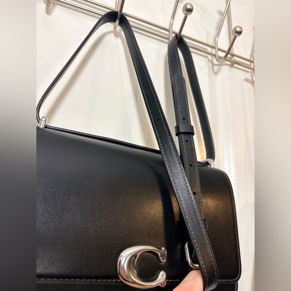 ✨ COACH Bandit Shoulder Bag in Black Luxe Refined Calf Leather - CC416 ✨ - Picture 12 of 15